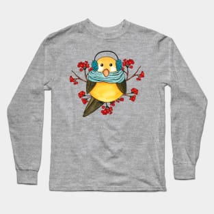 Chickadee Bird Long Sleeve T-Shirt